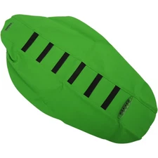 SDG Components 6-Ribbed Seat Cover - Green/Black - KX 250/450 95936KGG