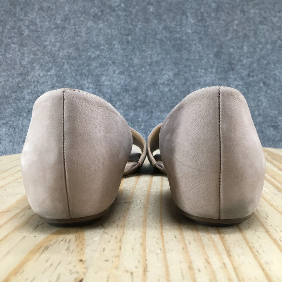 Sandalias Naturalizer N5 Contour para mujer 9,5 M beige Lucie D’Orsay planas de cuero Foto 3 de 4