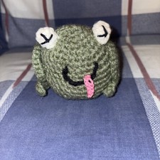 3 inch plush crochet frog