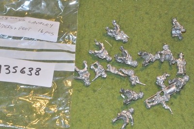 28mm Old West / Gussteile - Brittanien US Kavallerie 16 Figuren - (135638)