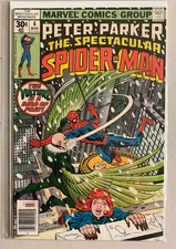 Peter Parker Spectacular Spider-Man #4 Hitman 1st appearance 8.0 (1977)