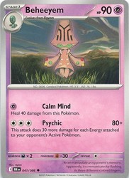Beheeyem 041/086 Black Bolt