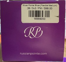 Russian Pointe Women  s Muse Pointe Shoes Flexible Medium Pink