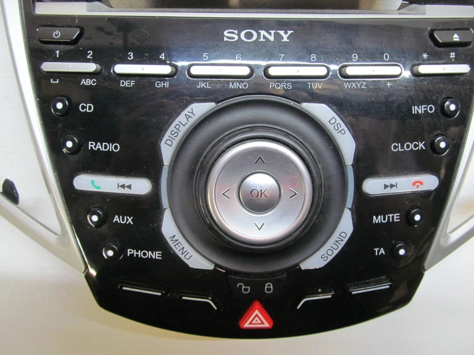 Ford Fiesta MK7 JA8 Radio Sony CD AM/FM RDS MP3 USB AUX Bluetooth original Bj11- - Bild 2 von 4