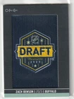 2024-25 O-Pee-Chee First Round Draft Patch DP-4 ZACH BENSON SSP OPC Sabres