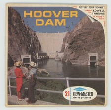 Hoover Dam Lowell Thomas edition Sawyer's View-Master Packet A-158 Exc. Cond.
