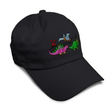Soft Women Baseball Cap Pre-Historic Dinosaurs Embroidery Dad Hats for Men