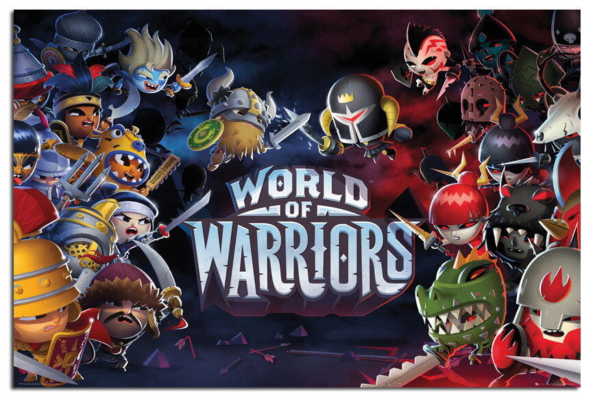 88845 World Of Warriors Decor Wall Print Poster | eBay