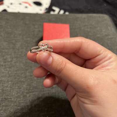 Eternal Love Infinity Heart Ring | Sparkling Crystal Zircon Stones| Elegant Gems