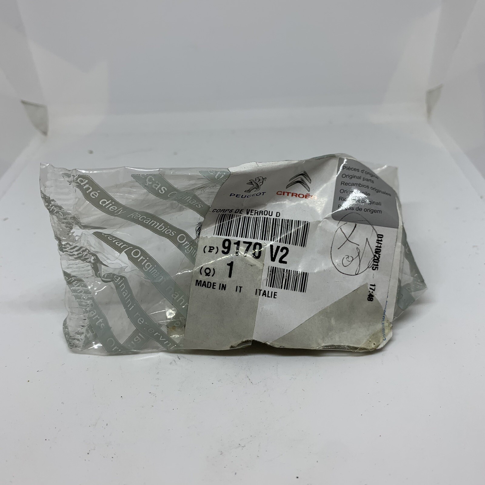 Genuine Peugeot Citroen DS 9170V2 LOCK BARREL tariff 8708299000 | eBay 