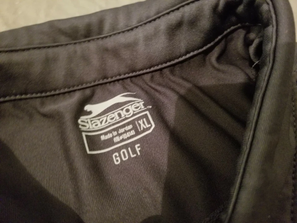 Camisa polo masculina Slazenger cinza golfe atlético GG - Imagem 4 de 4