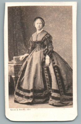 CDV BELGIUM NOBILITY LA COMTESSE DE MONS LEONOR SCULL PHOTO 1863 BAYARD BERTALL