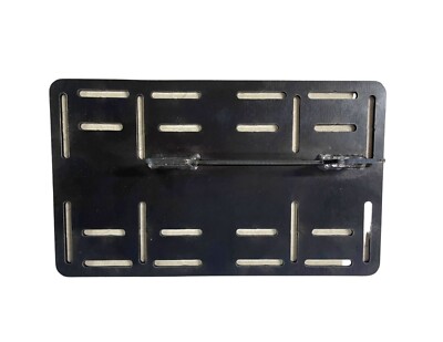 TJ Under Steering Column Amp Mounting Plate - RAW STEEL - FREE SHIPPING