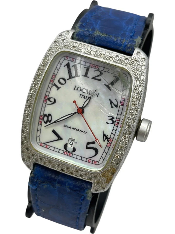 Locman Aluminum Italian Design Diamond Quartz Watch (NOT RUNNING) - Image 2 of 4
