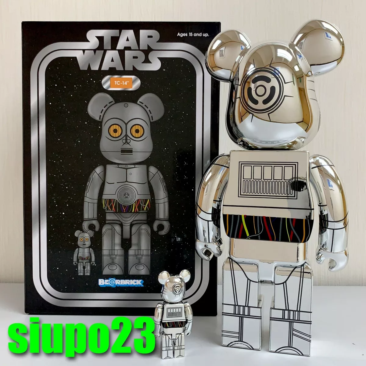 Medicom 400% + 100% Bearbrick ~ Star Wars Be@rbrick TC-14 (TM) | eBay