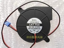 1 Pc. MODEL LKT5015S12 5015 DC12V 0.07A 5CM 2-Pin Turbo Cooling Fan