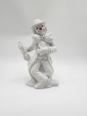 vintage CLOWN PORCELAIN FIGURINE by Gilde Porzella