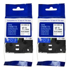 HSe-241 Heat Shrink Tube Label Tape 0.69'' for Brother PT E300 E500 PTE550W 2PCS