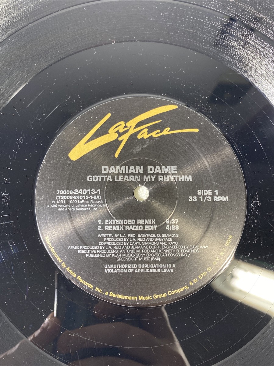 Damian Dame Gotta Learn My Rhythm 12