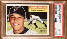 2005 Topps Heritage #314 Miguel Cabrera PSA 10 GEM MT 1st Ballot  👑👑👑 Pop. 4