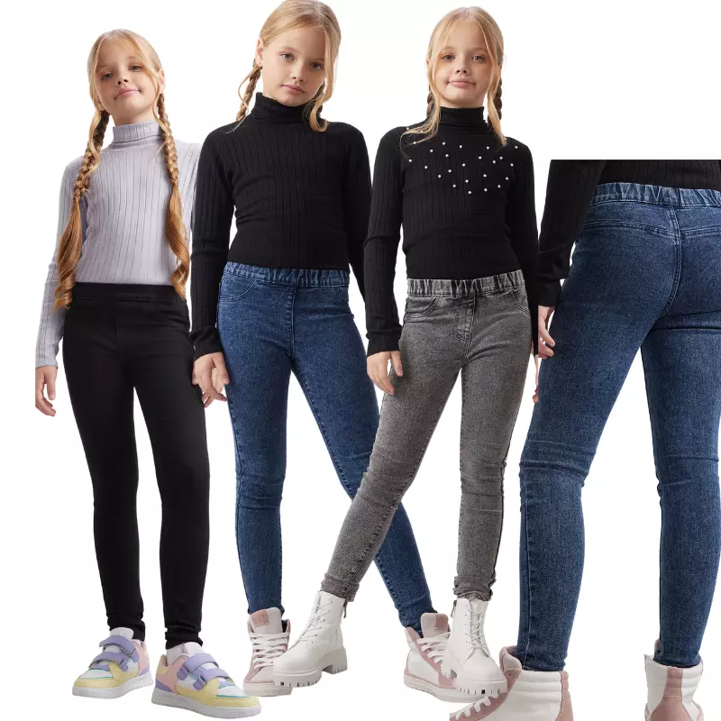 Girls Denim Jeans Comfort Stretch Luxury Quality Jeggings for kids