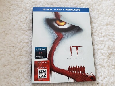 IT Chapter Two (Blu-ray Disc + DVD + Digital, 2019, 3-Disc Set)