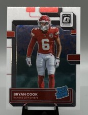 Bryan Cook 2022 Donruss Optic Rated Rookie Base  #272 Chiefs RC @