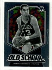 DENNIS JOHNSON 2019-20 Panini Mosaic Basketball OLD SCHOOL #6 Boston Celtics 