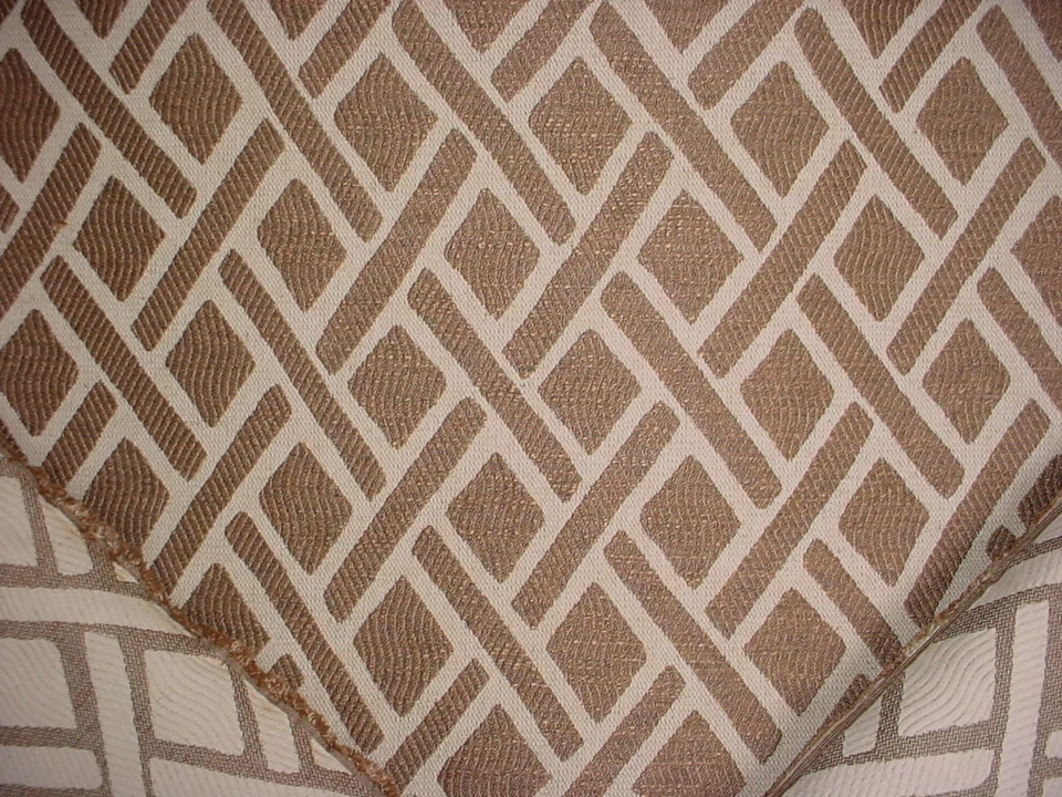 3-1/2Y Kravet Couture 32374 Cesta Artesanal Umber Cortina Tela de Tapicería Foto 4 de 4