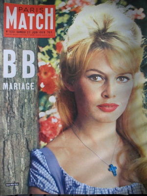 Paris Match No 533 Of 1959 Brigitte Bardot Charrier Third Turf Horse Racing Ebay