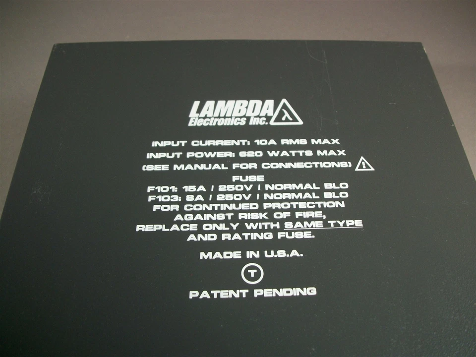 Lambda LMS-8018 Regulated Power Supply Zero to 18 VDC 24 Amps New NOS - Image 3 of 4