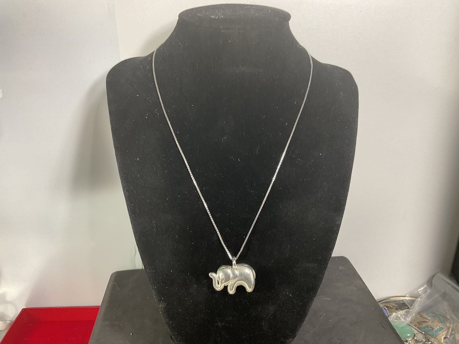 solid sterling, silver, 925 Solid Elephant Animal… - image 4