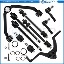 10x Front Upper Control Arms Ball Joints Tie Rods For 1998-2001 Ford Ranger 4wd 10x Front Upper Control Arms Ball Joints Tie Rods For 1998-2001 Ford Ranger 4wd
