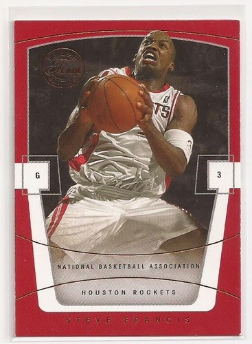 2003-04 Flair Final Edition Houston Rockets Basketball Card #34 Steve ...