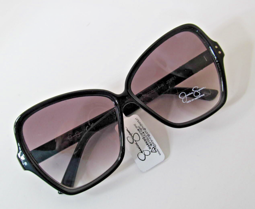Jessica Simpson Oversized Butterfly Sunglasses Black Frame & Lenses J5921-OX - Picture 7 of 9