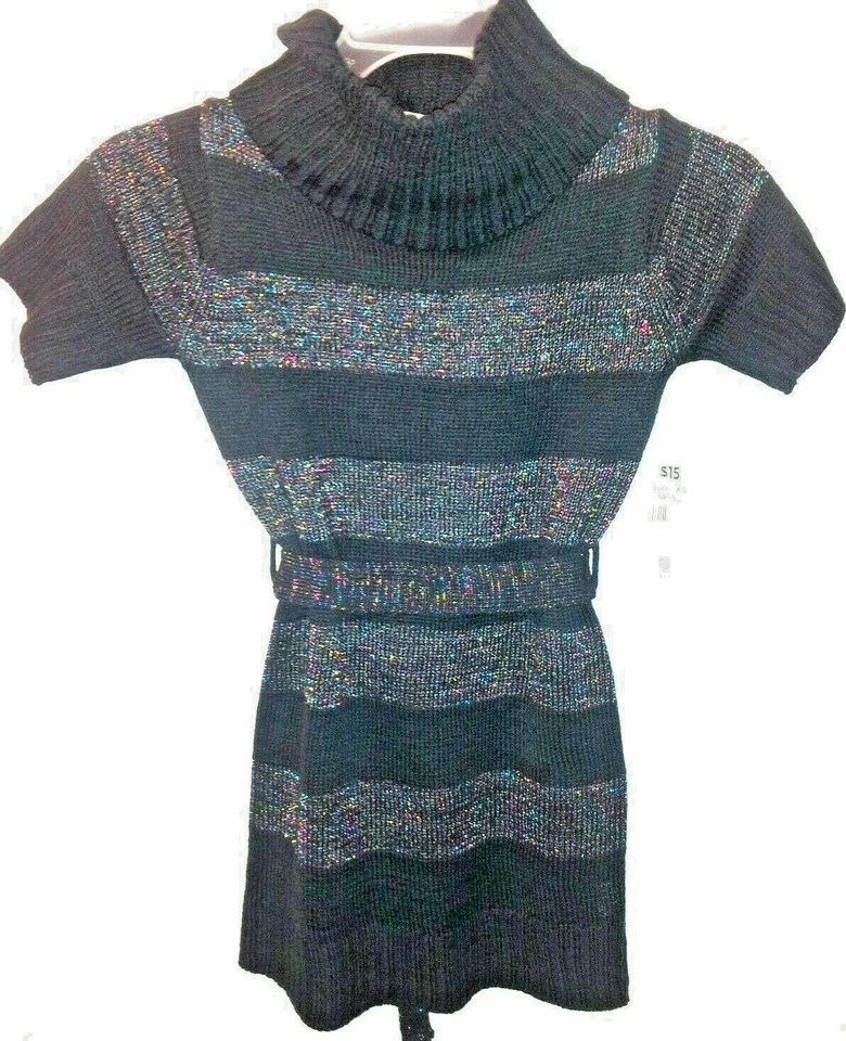 Vestido BOBBIE BROOKS Niña Talla "XS 4/5" Niños NEGRO Premium Súper Especial Ganga Foto 2 de 2