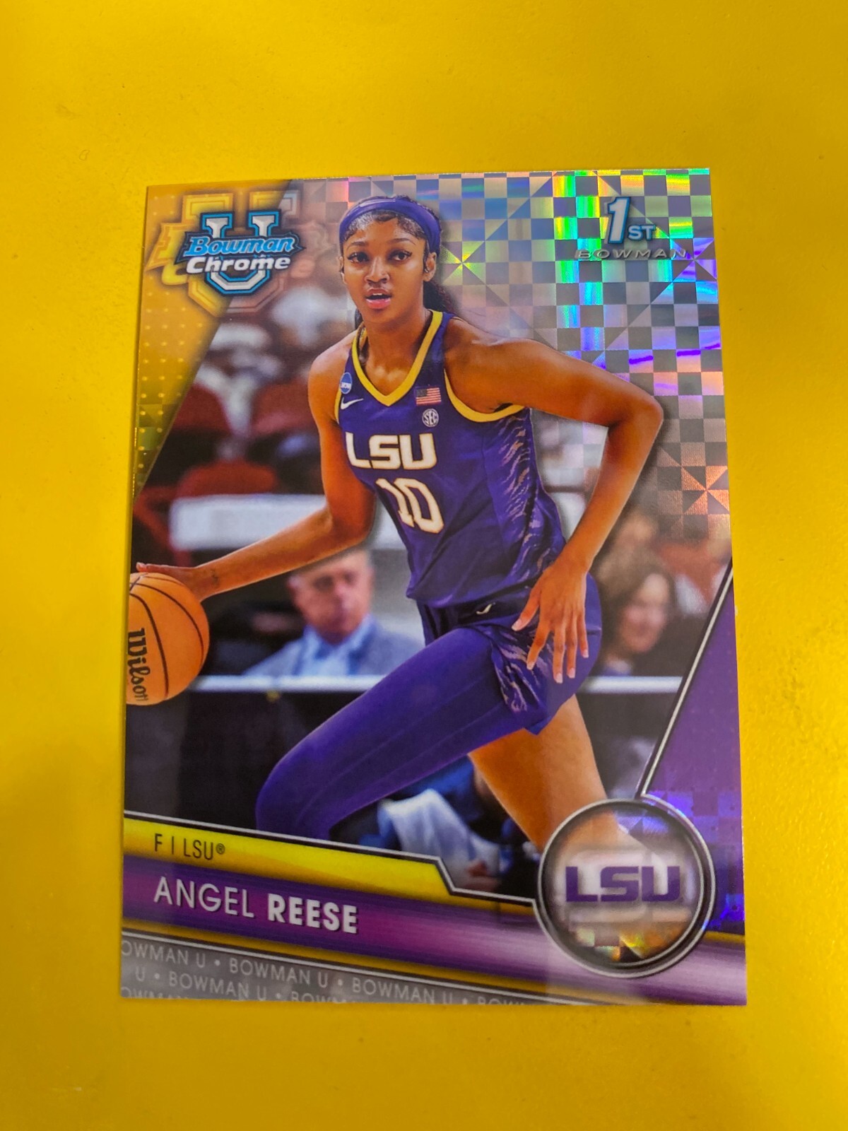 RS28206  2023-24 Bowman Chrome University X-Fractors #49 Angel Reese RC