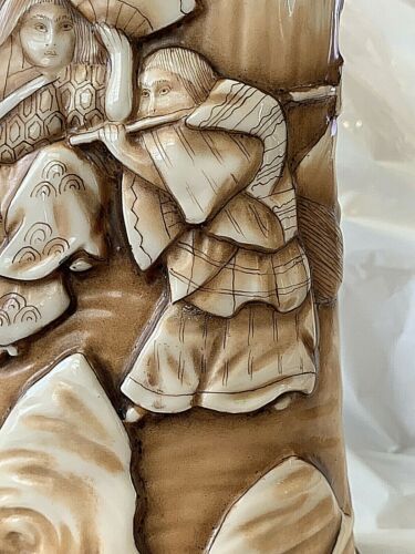 Jarrón figurativo antiguo hecho de porcelana. Nueva York y Rudolstadt. - Imagen 2 de 12