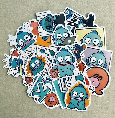 Random Hangyodon Stickers (10 pc No Repeat Stickers!)