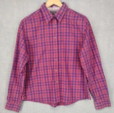 Vintage Rockies Top Womens Extra Large Miller Style Tartan Western Bohemian