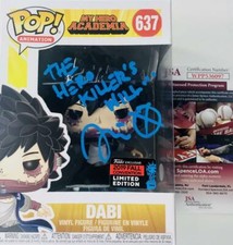 JASON LIEBRECHT SIGNED DABI FUNKO NYCC 2019 EXCLUSIVE MY HERO ACADEMIA JSA 097