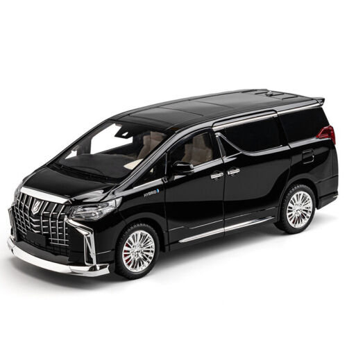 1/18 Toyota Alphard Diecast Model Car Toy Collectible Sound Light Kids Gifts Toy - Picture 13 of 14