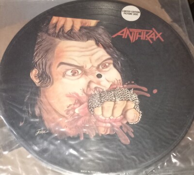ANTHRAX- Fistful Of Metal Rare 12 picture disk. Excellent