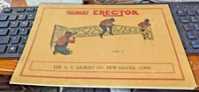 NEW EARLY  HTF #4 MANUAL  A.C. GILBERT ERECTOR SET