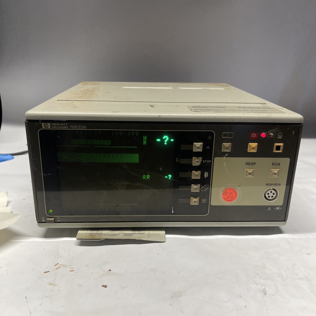 Hewlett Packard 78353B Monitoring System | eBay