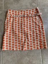 Vintage tommy hilfiger skirt size 8 Orange Aztec Design