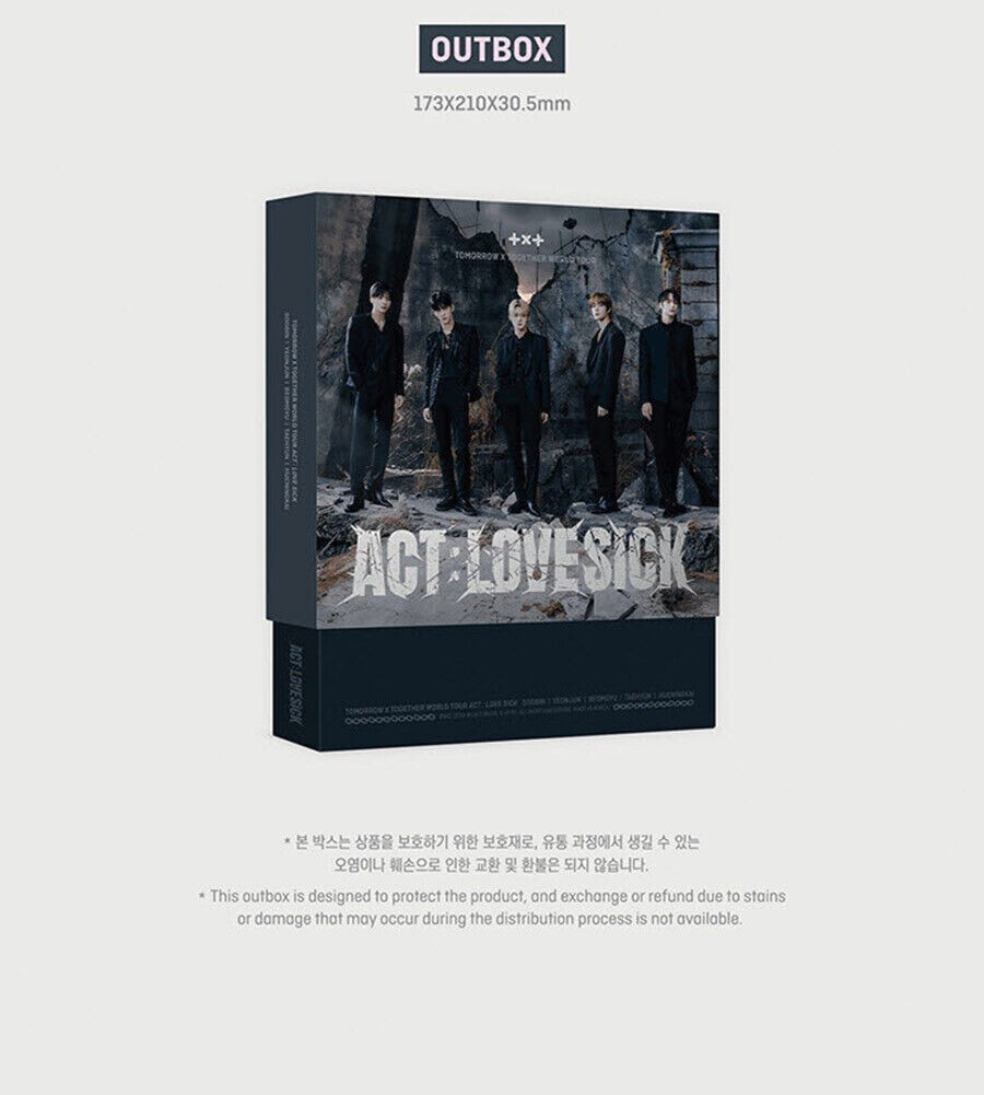 TXT WORLD TOUR [ACT : LOVE SICK] IN SEOUL DVD/DIGITAL CODE SET+
