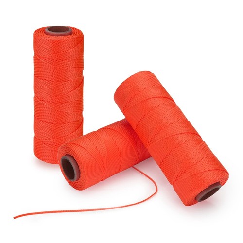 Goldblatt 3 Roll 500 Feet #18 Mason Line Braided Nylon String for Garden Masonry - Picture 5 of 9