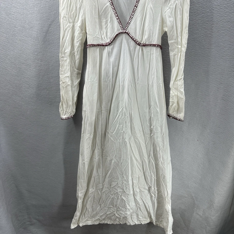 Camisón Vintage Vassarette Franela Mujer 9 M Cottagecore Empire Cintura Suave Foto 2 de 4