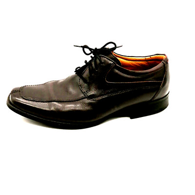 Belvedere Mens Oxford Shoe Roma Black Leather Lace Up Block  display picture 2